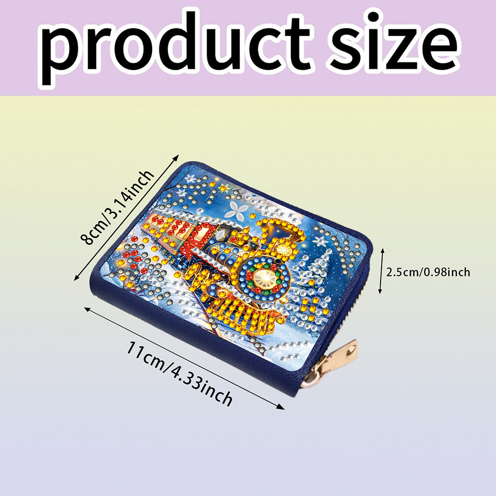 DIY Diamond Art Diamond Dot Card Pack 5D Diamond Painting Coin Pouch Craft Gift