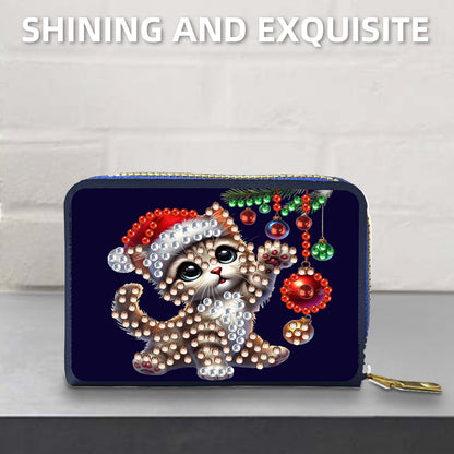 DIY Diamond Art Diamond Dot Card Pack 5D Diamond Painting Coin Pouch Craft Gift