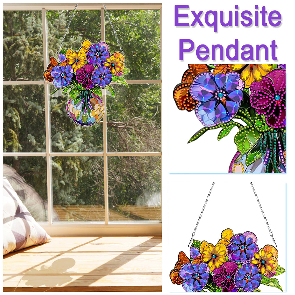 2D Flat DIY Diamond Art Pendant Diamond Painting Set Home Wall Decoration Crafts