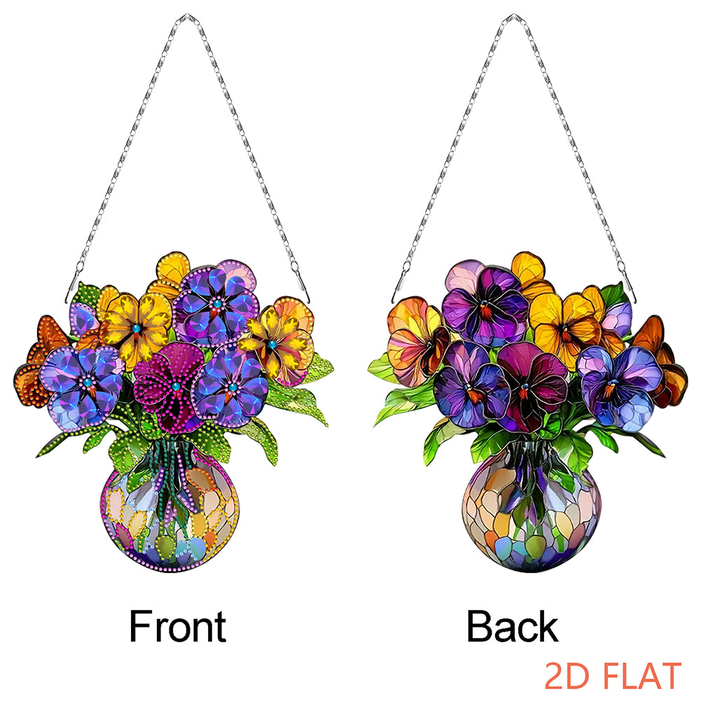 2D Flat DIY Diamond Art Pendant Diamond Painting Set Home Wall Decoration Crafts