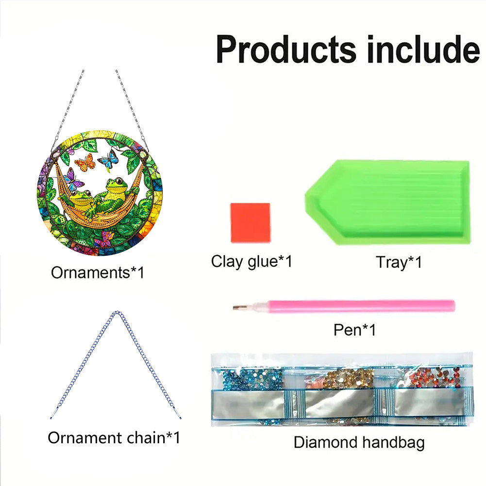 2D Flat DIY Diamond Art Pendant Diamond Painting Set Home Wall Decoration Crafts