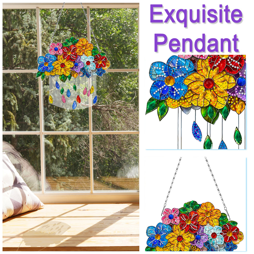 2D Flat DIY Diamond Art Pendant Diamond Painting Set Home Wall Decoration Crafts