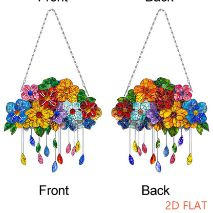 2D Flat DIY Diamond Art Pendant Diamond Painting Set Home Wall Decoration Crafts