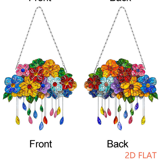 2D Flat DIY Diamond Art Pendant Diamond Painting Set Home Wall Decoration Crafts