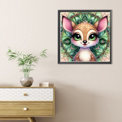 Mandala Deer - Full Round Drill Diamond Painting 30*30CM