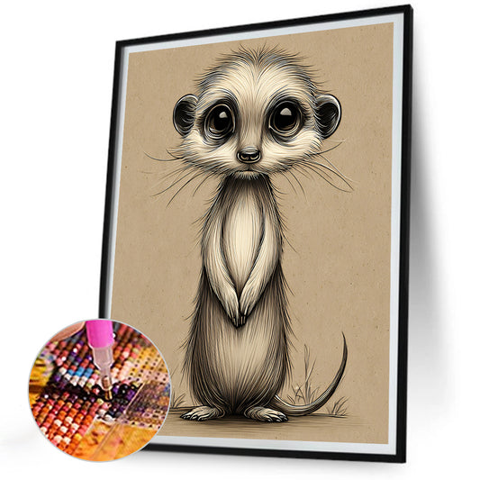 Meerkat - Full Round Drill Diamond Painting 30*40CM