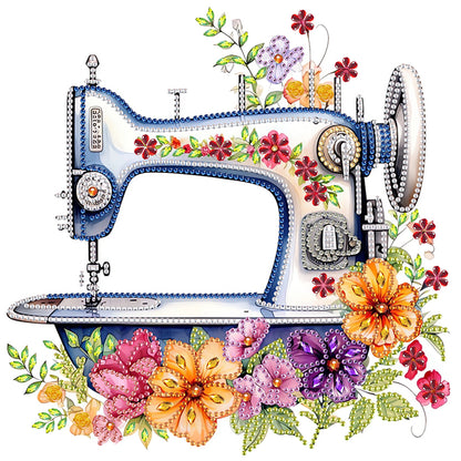 Sewing Machine - Special Shaped Drill Diamond Painting 30*30CM