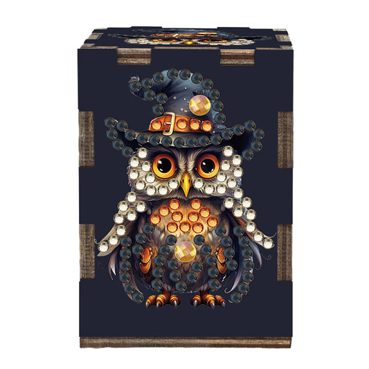 5D DIY Diamond Art Handmade Toothpick Holder Rhinestone Decorative Toothpick Box