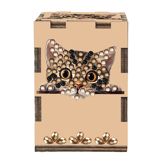5D DIY Diamond Art Handmade Toothpick Holder Rhinestone Decorative Toothpick Box