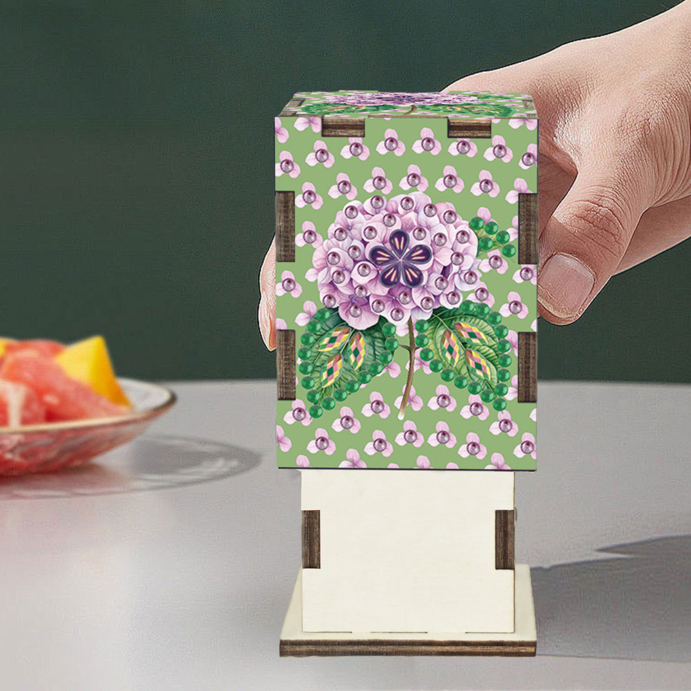 5D DIY Diamond Art Handmade Toothpick Holder Rhinestone Decorative Toothpick Box