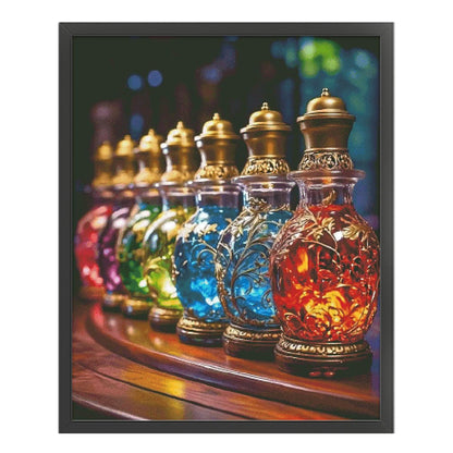 Magic Perfume Bottle - 14CT Stamped Cross Stitch 75*90CM(Fairy Brand)