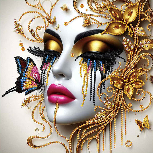 Art Girl - Special Shaped Drill Diamond Painting 30*30CM