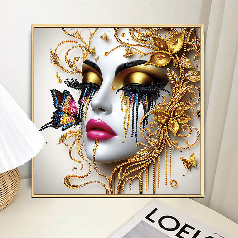 Art Girl - Special Shaped Drill Diamond Painting 30*30CM