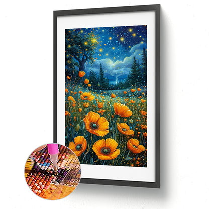 Night Scenery - Full Round Drill Diamond Painting 40*70CM