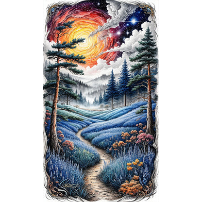 Forest - Full Round Drill Diamond Painting 40*70CM