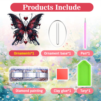 2D Flat Halloween DIY Diamond Painting 5D Desktop Ornaments Kit for Home Decor