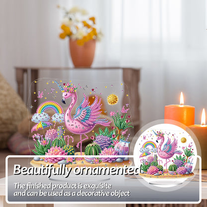 2D Flat Halloween DIY Diamond Painting 5D Desktop Ornaments Kit for Home Decor