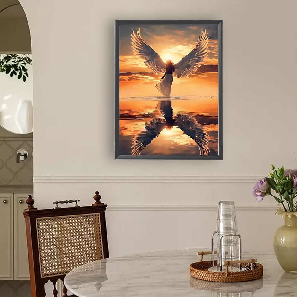 Angel Girl - Full Round Drill Diamond Painting 30*40CM