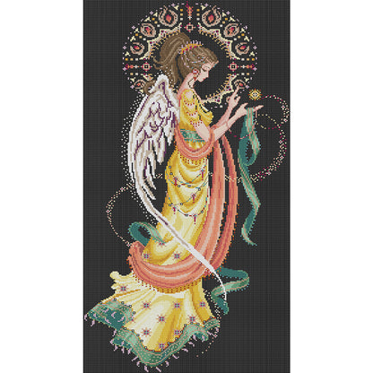 Sun Goddess - 14CT Stamped Cross Stitch 37*68CM(Joy Sunday)