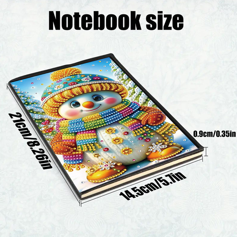 50-Page A5 Size Diamond Painting Notebook for Adults Beginners Holiday Birthday