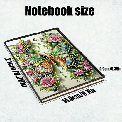 50-Page A5 Size Diamond Painting Notebook for Adults Beginners Holiday Birthday