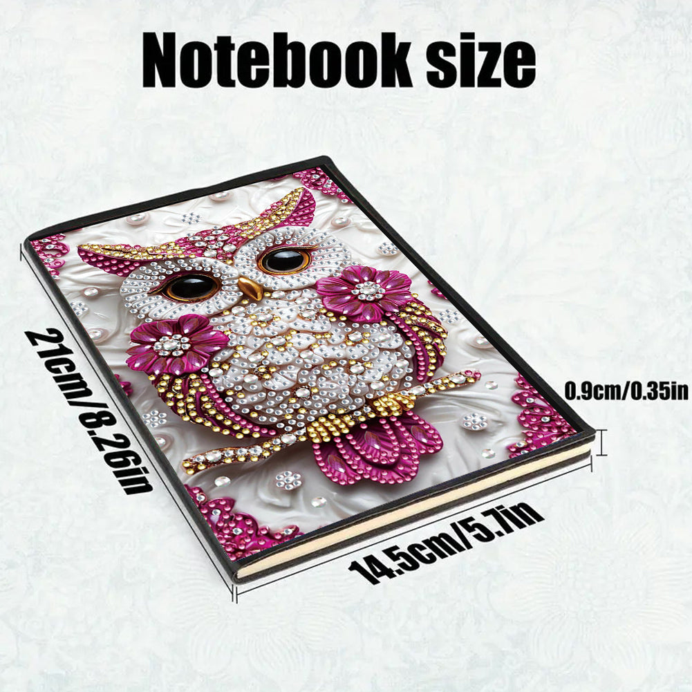 50-Page A5 Size Diamond Painting Notebook for Adults Beginners Holiday Birthday