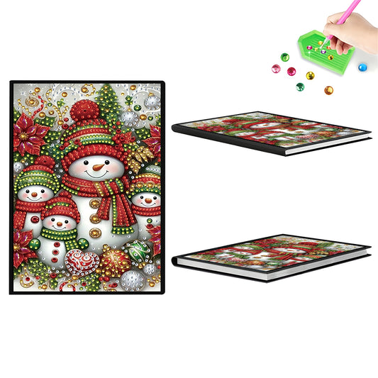50-Page A5 Size Diamond Painting Notebook for Adults Beginners Holiday Birthday