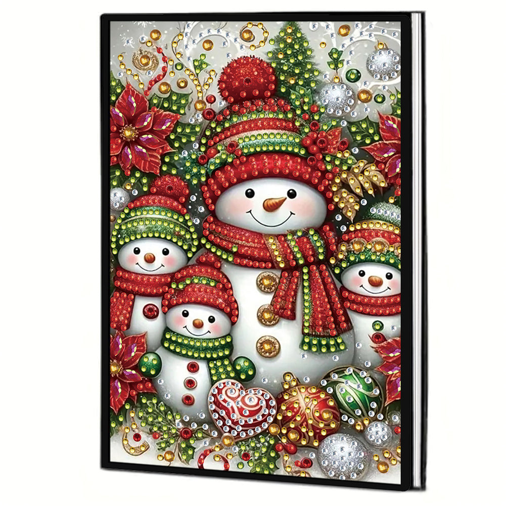 50-Page A5 Size Diamond Painting Notebook for Adults Beginners Holiday Birthday