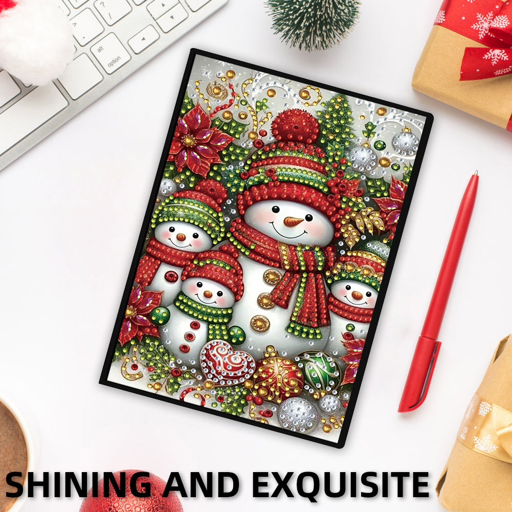 50-Page A5 Size Diamond Painting Notebook for Adults Beginners Holiday Birthday