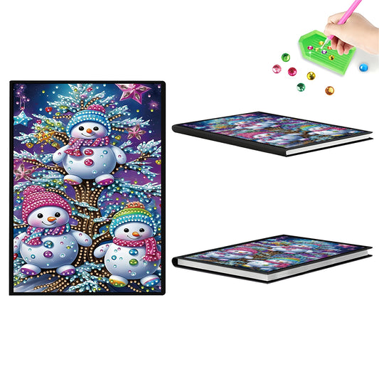 50-Page A5 Size Diamond Painting Notebook for Adults Beginners Holiday Birthday