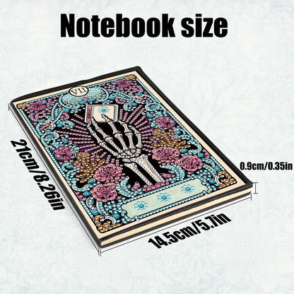 50-Page A5 Size Diamond Painting Notebook for Adults Beginners Holiday Birthday