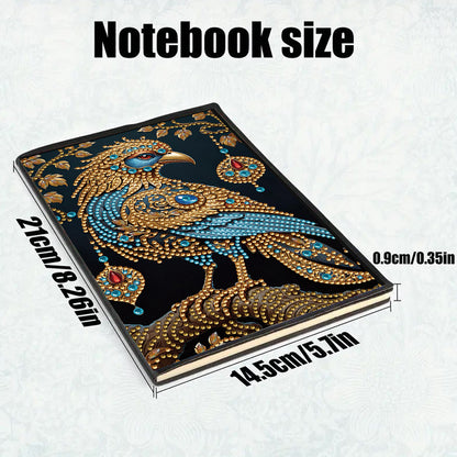 50-Page A5 Size Diamond Painting Notebook for Adults Beginners Holiday Birthday