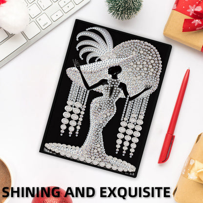 50-Page A5 Size Diamond Painting Notebook for Adults Beginners Holiday Birthday
