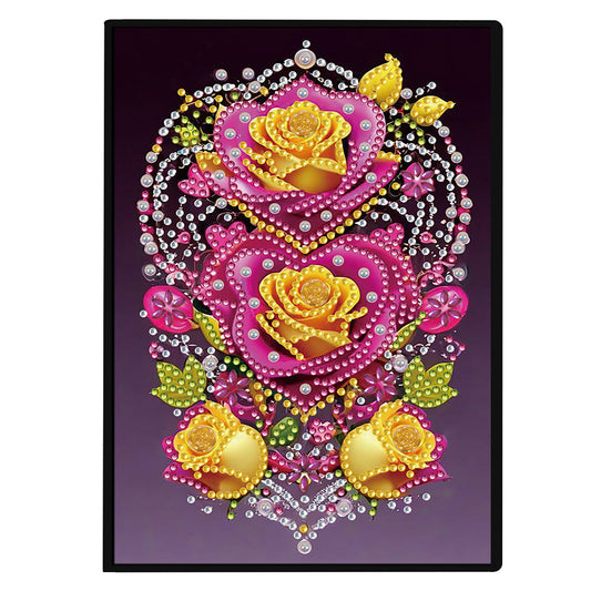 50-Page A5 Size Diamond Painting Notebook for Adults Beginners Holiday Birthday