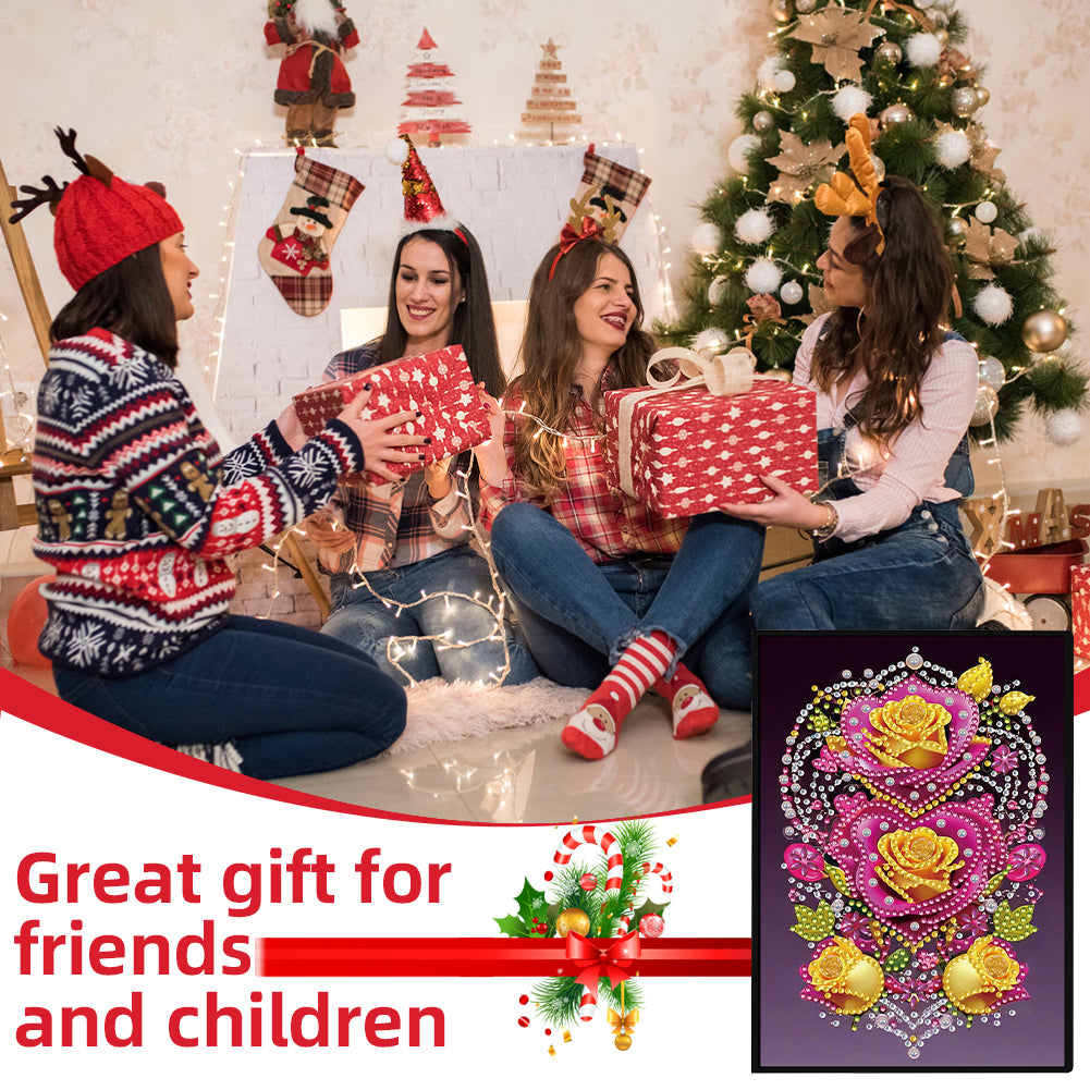 50-Page A5 Size Diamond Painting Notebook for Adults Beginners Holiday Birthday