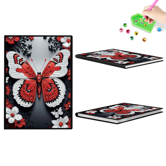 50-Page A5 Size Diamond Painting Notebook for Adults Beginners Holiday Birthday