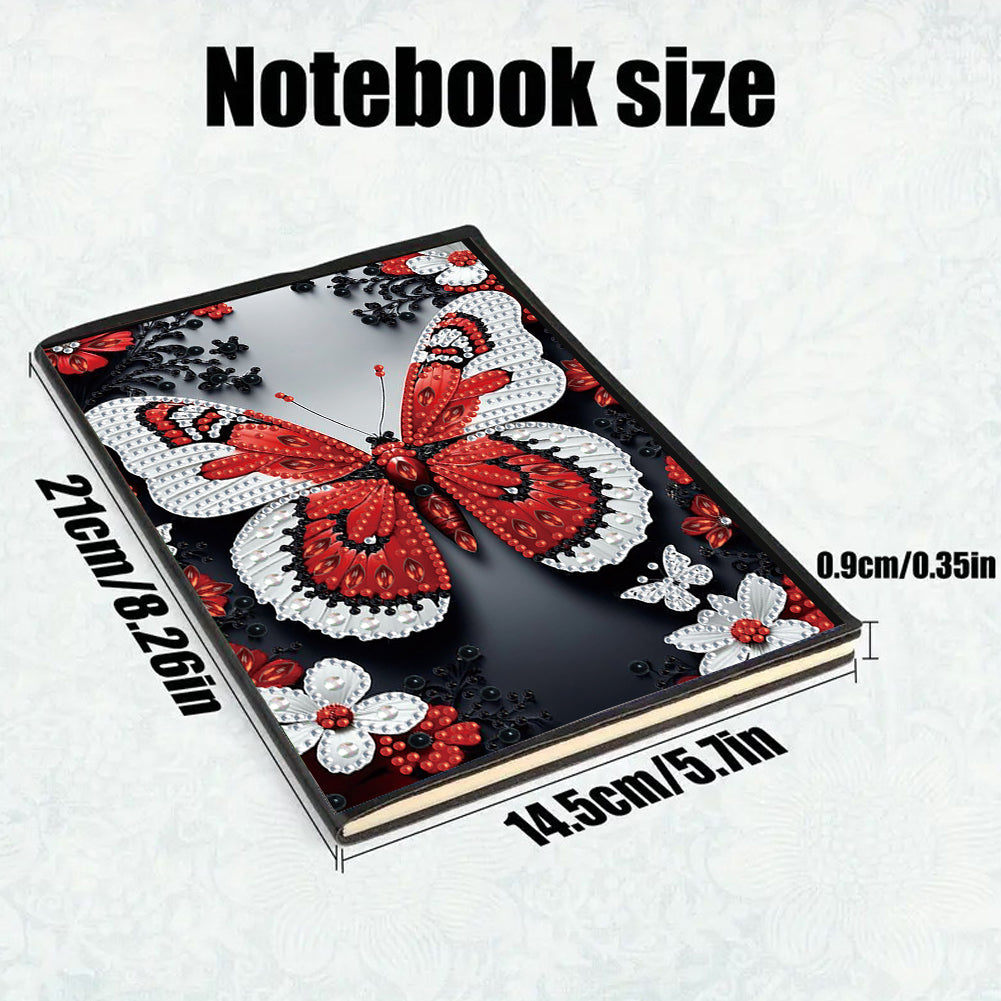 50-Page A5 Size Diamond Painting Notebook for Adults Beginners Holiday Birthday