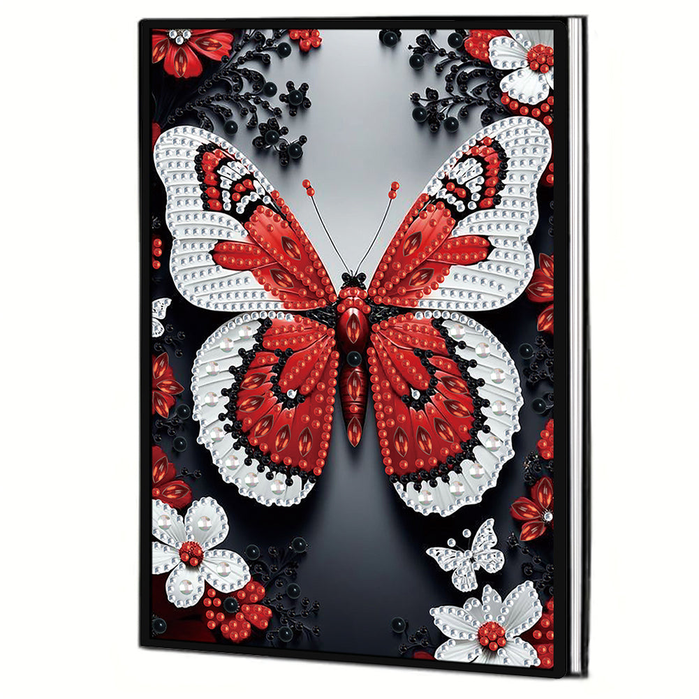 50-Page A5 Size Diamond Painting Notebook for Adults Beginners Holiday Birthday