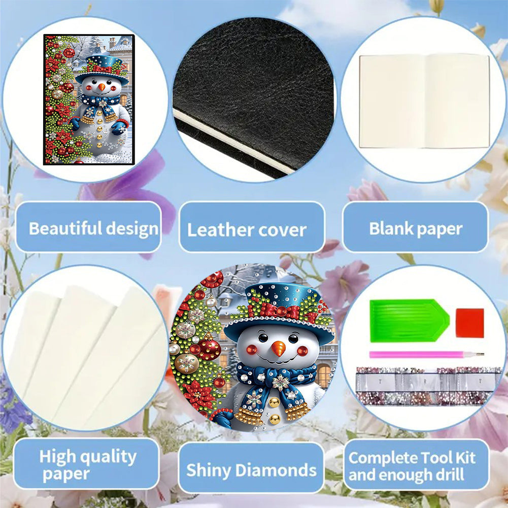 50-Page A5 Size Diamond Painting Notebook for Adults Beginners Holiday Birthday