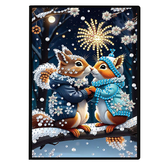 50-Page A5 Size Diamond Painting Notebook for Adults Beginners Holiday Birthday