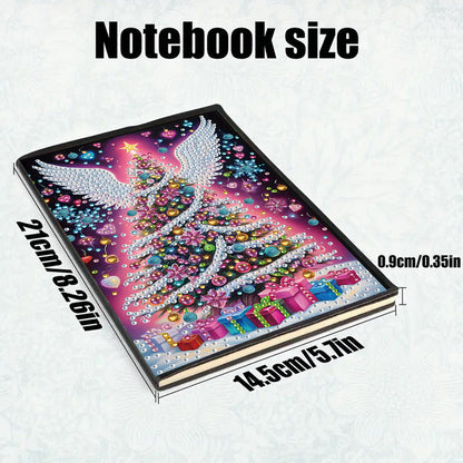 50-Page A5 Size Diamond Painting Notebook for Adults Beginners Holiday Birthday