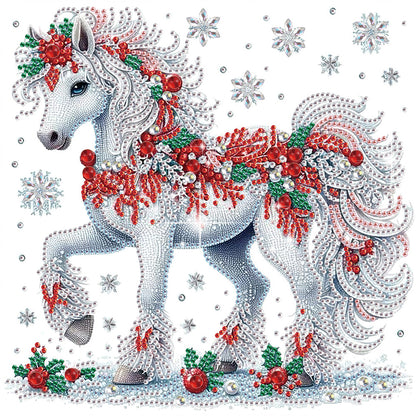 4Pcs Christmas Animals - Special Shaped Drill Diamond Painting 30*30CM