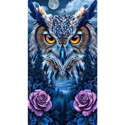 Owl - 11CT Stamped Cross Stitch 40*70CM