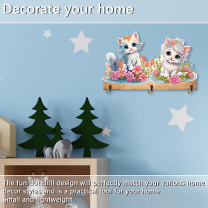 Animal DIY Diamond Painting Hanging Hook No Hole Punching Wall Decoration