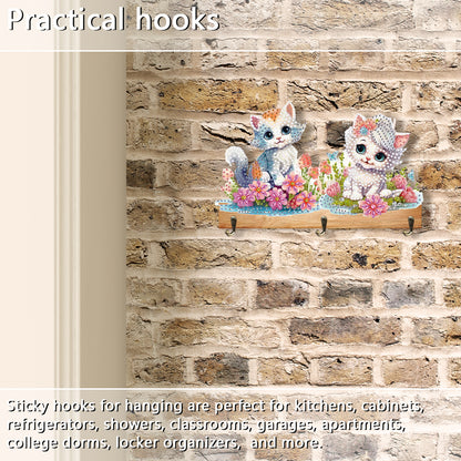 Animal DIY Diamond Painting Hanging Hook No Hole Punching Wall Decoration