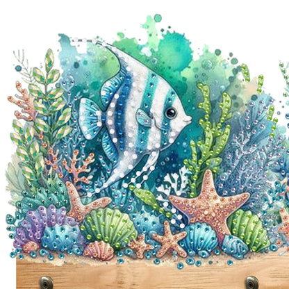 Animal DIY Diamond Painting Hanging Hook No Hole Punching Wall Decoration