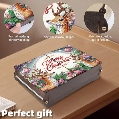 DIY Diamond Painting Handmade Storage Box Rhinestones Decorative Storage Case