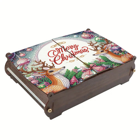 DIY Diamond Painting Handmade Storage Box Rhinestones Decorative Storage Case