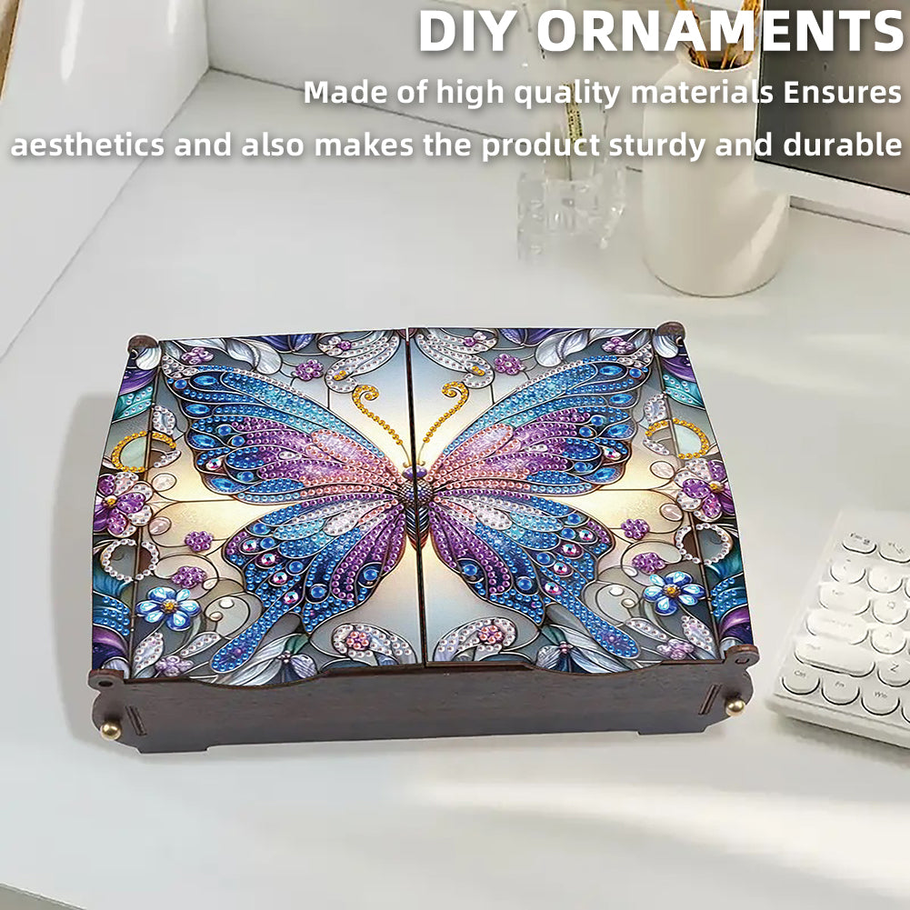 DIY Diamond Painting Handmade Storage Box Rhinestones Decorative Storage Case