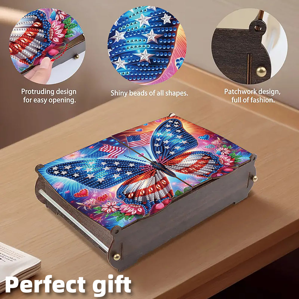 DIY Diamond Painting Handmade Storage Box Rhinestones Decorative Storage Case